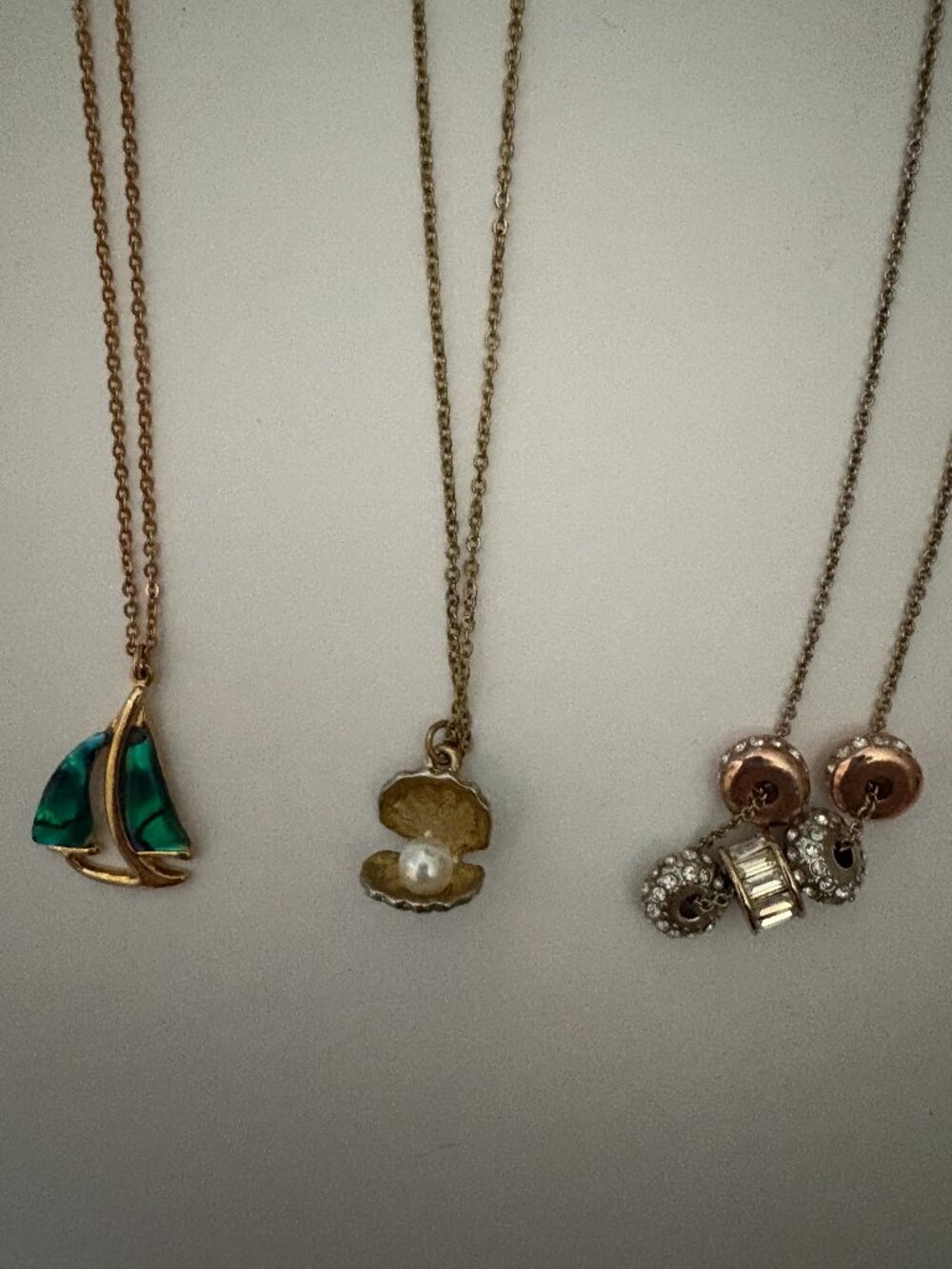 Lot of 3 Charming Necklaces